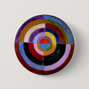 Robert Delaunay abstract art 6 Cm Round Badge