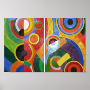 Robert Delaunay abstract art Poster