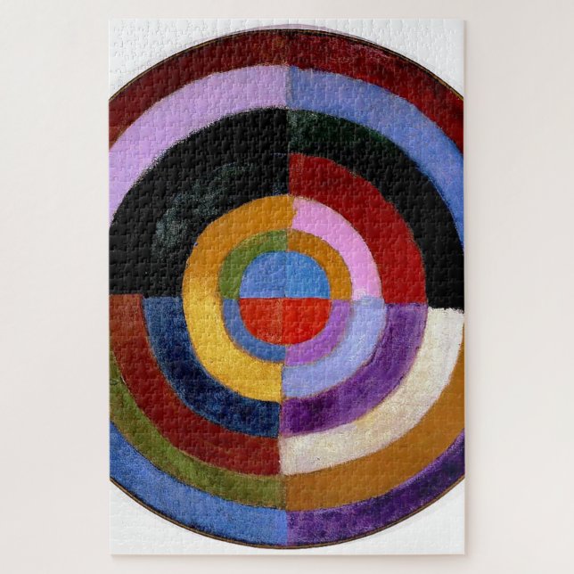 Robert Delaunay Claasical Abstract Art Painting Jigsaw Puzzle (Vertical)
