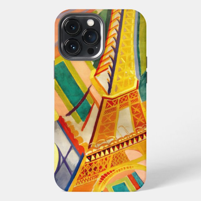 Robert Delaunay - Eiffel Tower iPhone Case (Back)