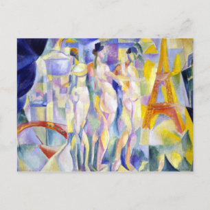Robert Delaunay La ville de Paris Postcard
