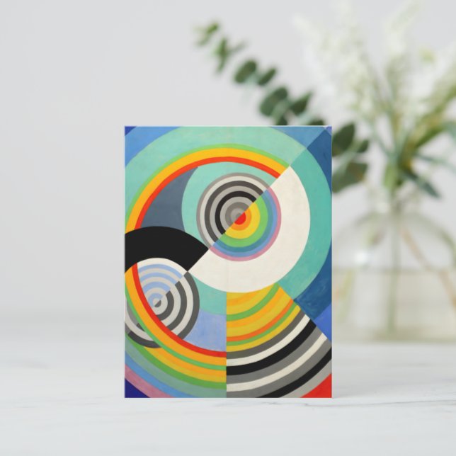 Robert Delaunay - Rythme n° 3 Postcard (Standing Front)