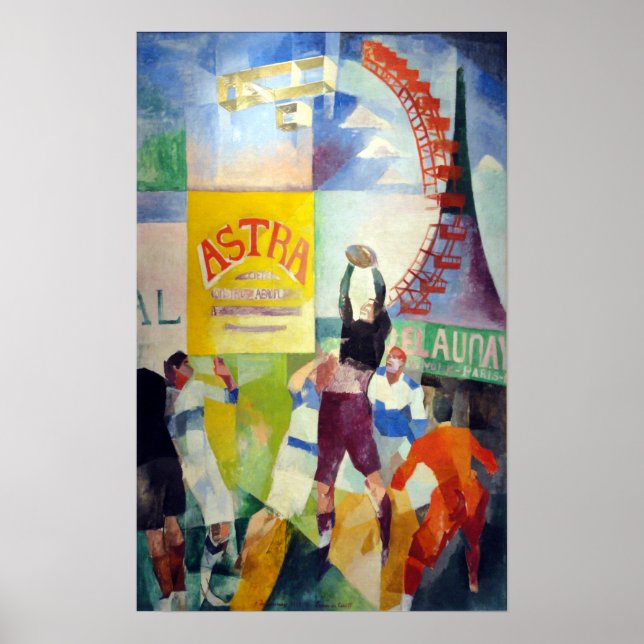 Robert Delaunay The Cardiff Team Poster (Front)