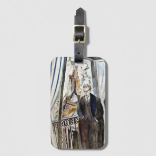 Robert Delaunay The poet Philippe Soupault Luggage Tag