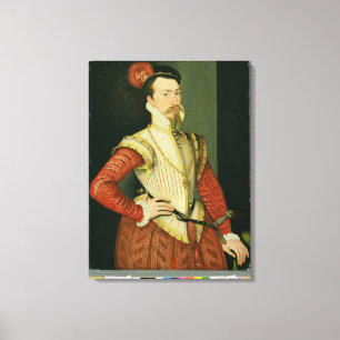 Robert Dudley (1532-88) 1st Earl of Leicester, c.1 Canvas Print