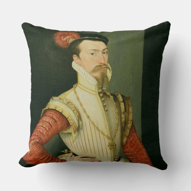 Robert Dudley (1532-88) 1st Earl of Leicester, c.1 Cushion (Front)