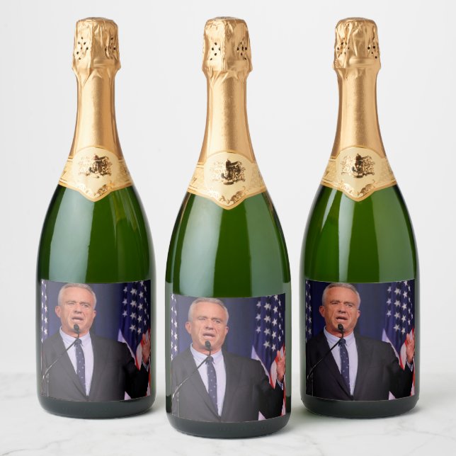 Robert F Kennedy Jr Sparkling Wine Label (Bottles)