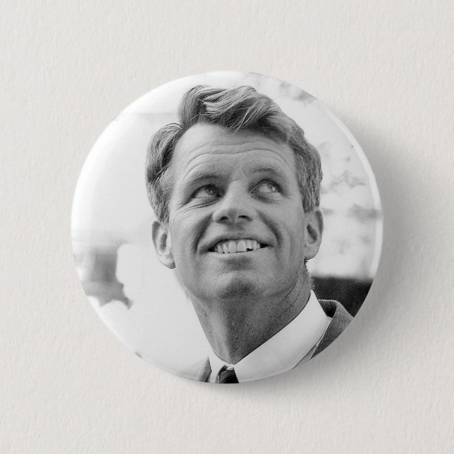 Robert Francis Kennedy 6 Cm Round Badge (Front)