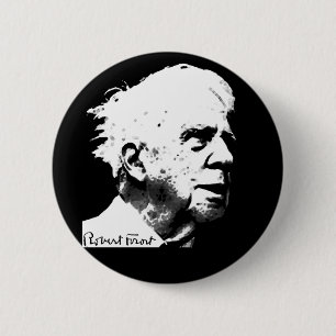 Robert Frost 6 Cm Round Badge