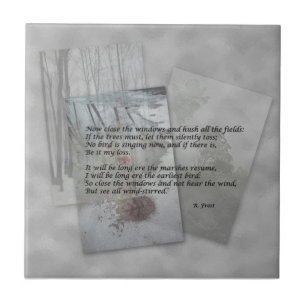 Robert Frost poetry Tile