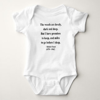 Robert Frost Quote 2a Baby Bodysuit