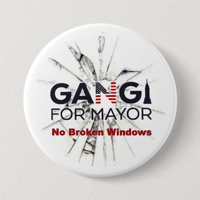 Robert Gangi for Mayor 7.5 Cm Round Badge (Front)