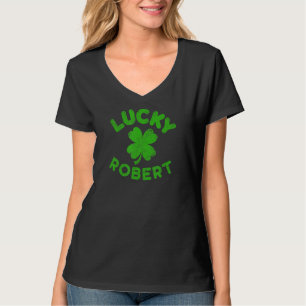 Robert Irish Family St  Patrick S Day   Lucky Robe T-Shirt