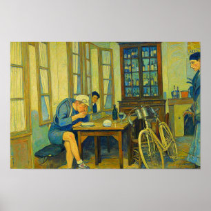 Robert Jacquinot Tour Stage 5 Taking A Break 1922 Poster
