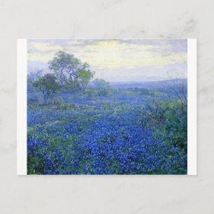 Robert Julian Onderdonk a-cloudy-day-bluebonnets Postcard