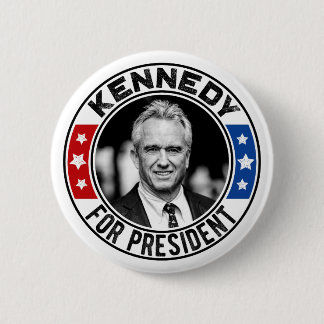 Robert Kennedy, Jr. for President 2024  6 Cm Round Badge