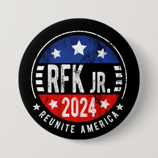 Robert Kennedy, Jr. for President 2024 7.5 Cm Round Badge
