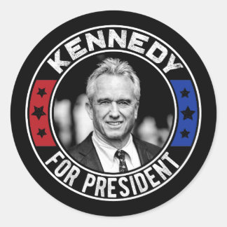 Robert Kennedy, Jr. for President 2024  Classic Round Sticker