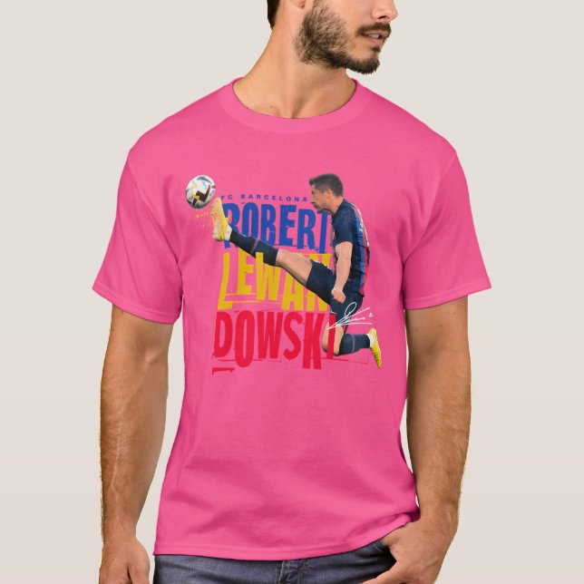Robert Lewandowski Soccer Player T-Shirt (Front)
