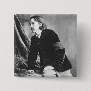 Robert Louis Stevenson 15 Cm Square Badge