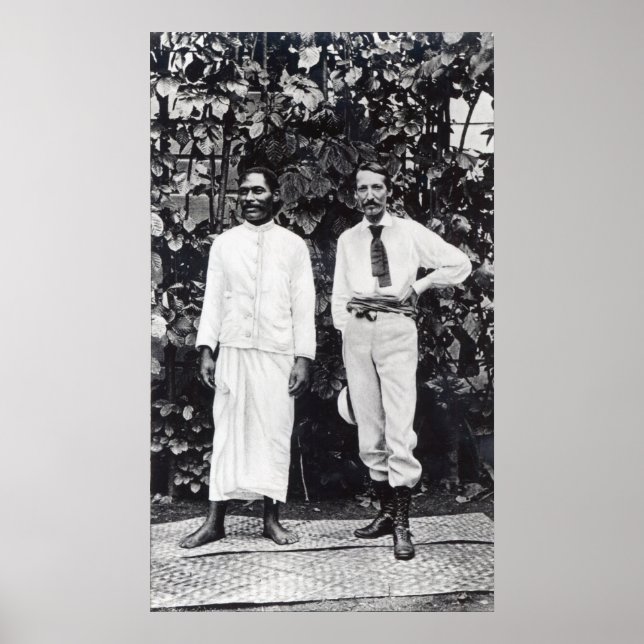 Robert Louis Stevenson and his friend Poster (Front)