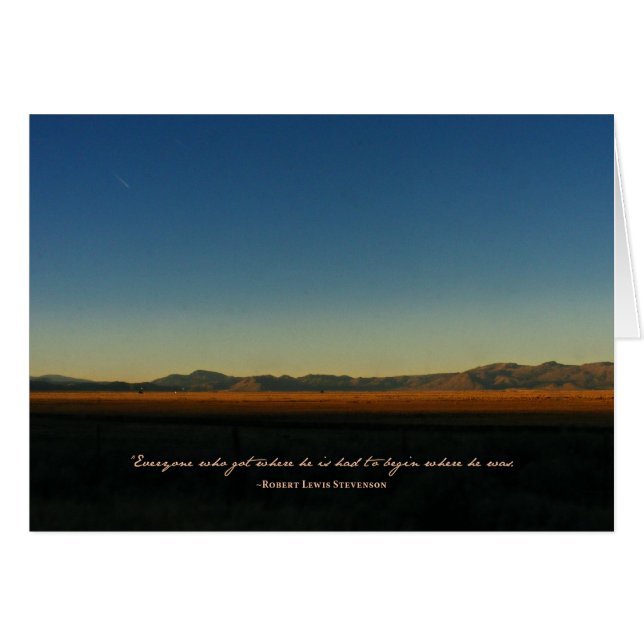 Robert Louis Stevenson - Determination (Front Horizontal)