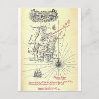 Robert Louis Stevenson's Treasure Island Map