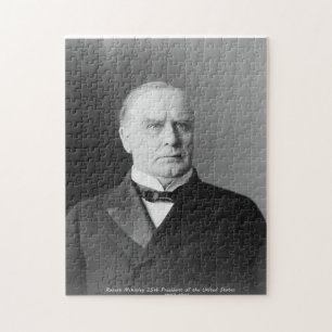 Robert McKinley 25th President of America Jigsaw Puzzle