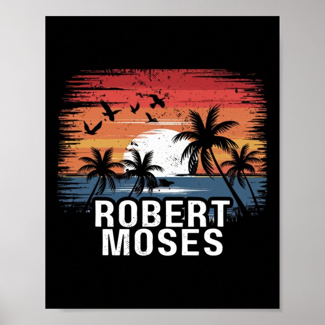 Robert Moses Surfing Surfer  Poster (Front)
