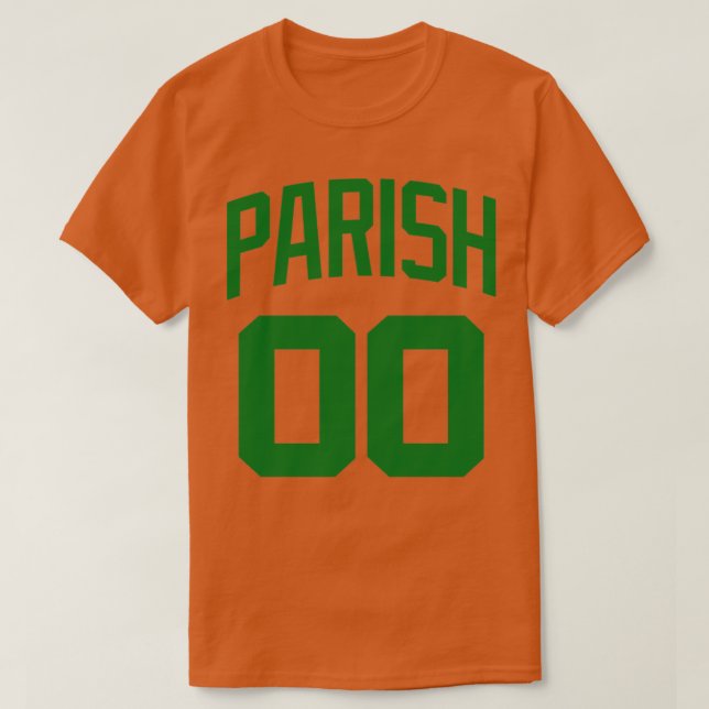Robert Parish Jersey White T-Shirt (Design Front)