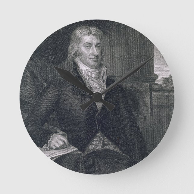 Robert R. Livingston, engraved by E. Mackenzie (en Round Clock (Front)