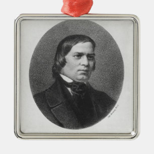 Robert Schumann, 1839 Metal Tree Decoration