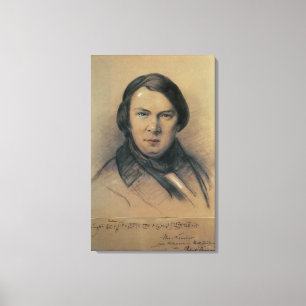 Robert Schumann 1853 Canvas Print