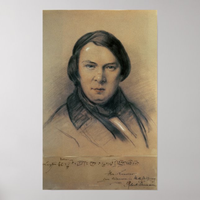 Robert Schumann  1853 Poster (Front)