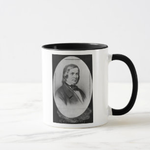 Robert Schumann  engraved from a photograph Mug