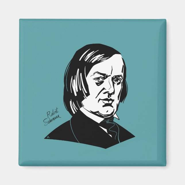 Robert Schumann Magnet (Front)