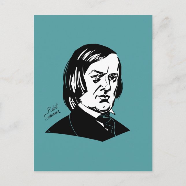 Robert Schumann Postcard (Front)