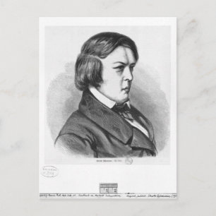 Robert Schumann Postcard