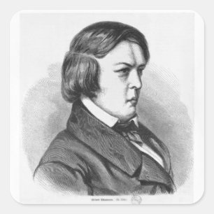 Robert Schumann Square Sticker