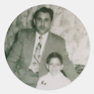 Robert & unc classic round sticker