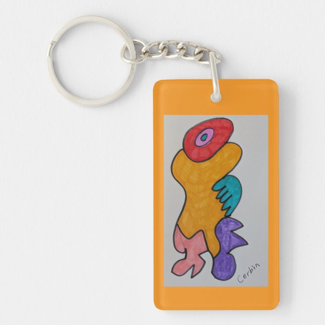 Robert Vincent Peters Marker Art Keychain (Front)