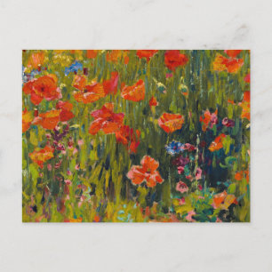 Robert Vonnoh Poppies Postcard