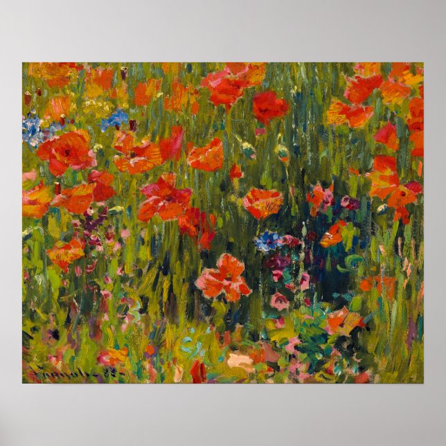Robert Vonnoh Poppies Poster (Front)