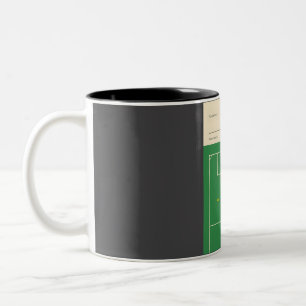 Roberto Carlos Free Kick banana shot goal Two-Tone Coffee Mug