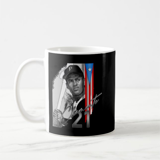roberto clemente day figa design 21 mlb Classic T  Coffee Mug (Left)