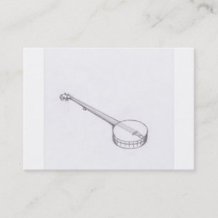 Robert's Banjo business card