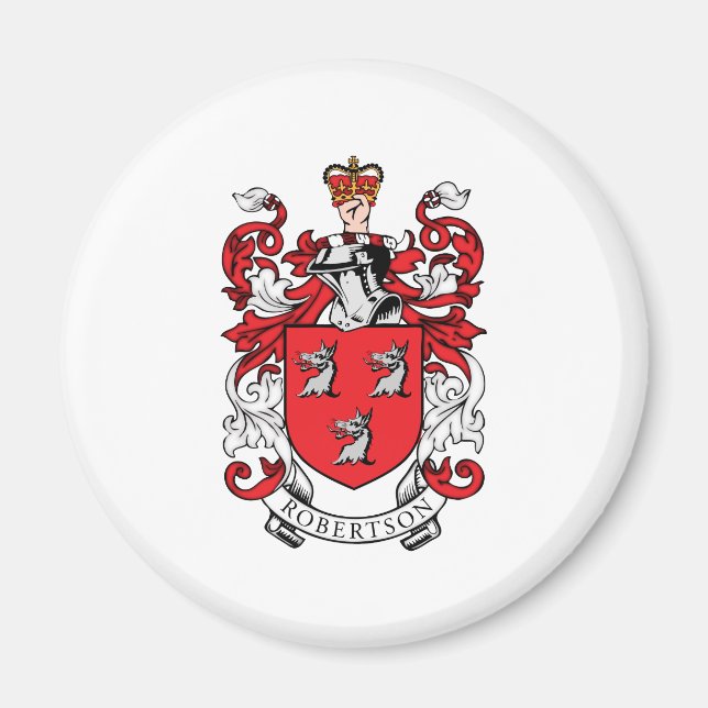 Robertson Family Coat of Arms Magnet (Front)