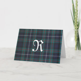 Robertson Modern Hunting Tartan Note Card