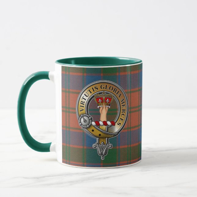Robertson Tartan & Badge Mug (Left)