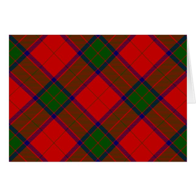 Robertson tartan red green plaid (Front Horizontal)
